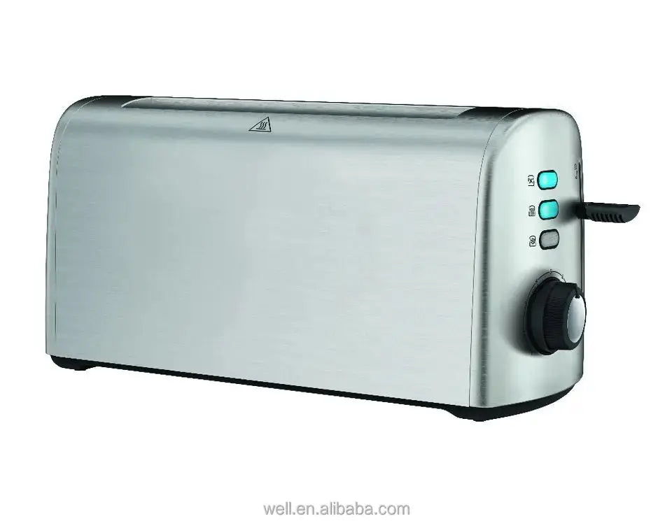 JMT-858762 4-Slice Long Slot Toaster in Brushed Stainless Steel