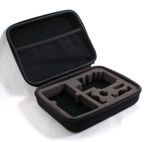 JMT-859146 Anti-Shock Portable Case for GoPro and Accessories - Foam Padding, Durable Zipper, and Carry Handle