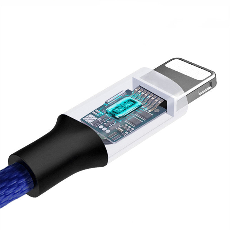 JMT-859146 Fast Charging 1m Lightning Cable - Available in Black, Red, Blue