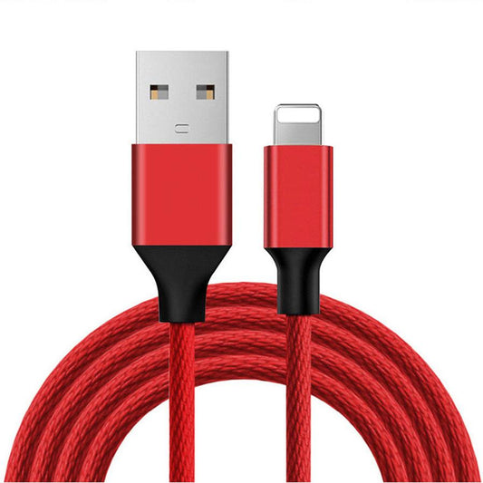 JMT-859146 Fast Charging 1m Lightning Cable - Available in Black, Red, Blue