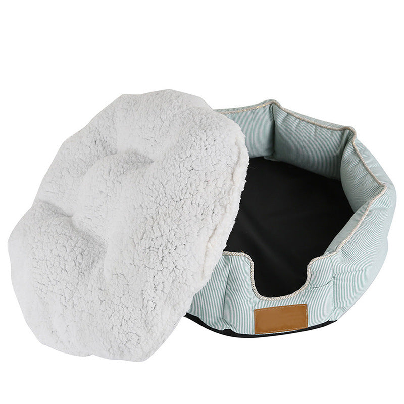 JMT-859274 Cozy Cotton Nest Mat for Cats and Dogs - Warm Winter Pet Bedding