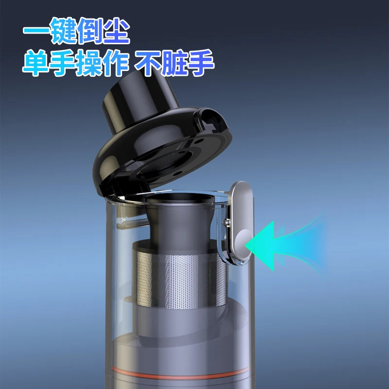 JMT-859274 High-Power Handheld Cordless Vacuum Cleaner with 16000Pa Suction and Brushless Motor