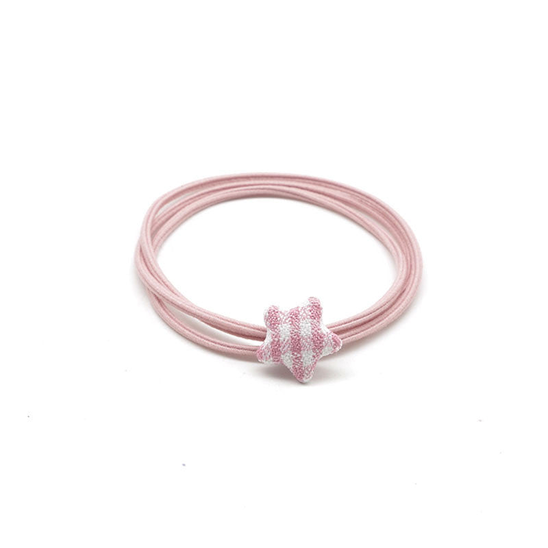 JMT-859338 Star-Shaped Korean Style Rubber Hair Ties for Women