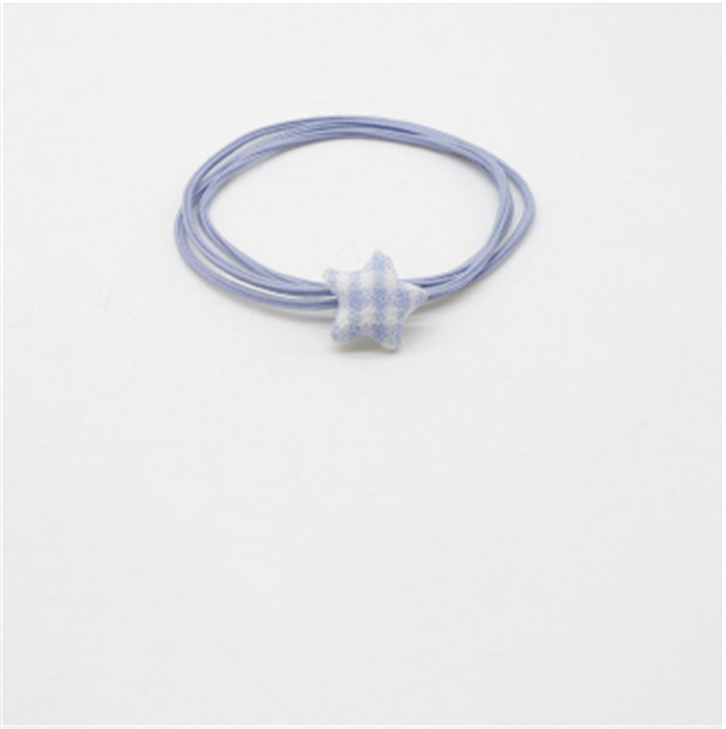 JMT-859338 Star-Shaped Korean Style Rubber Hair Ties for Women