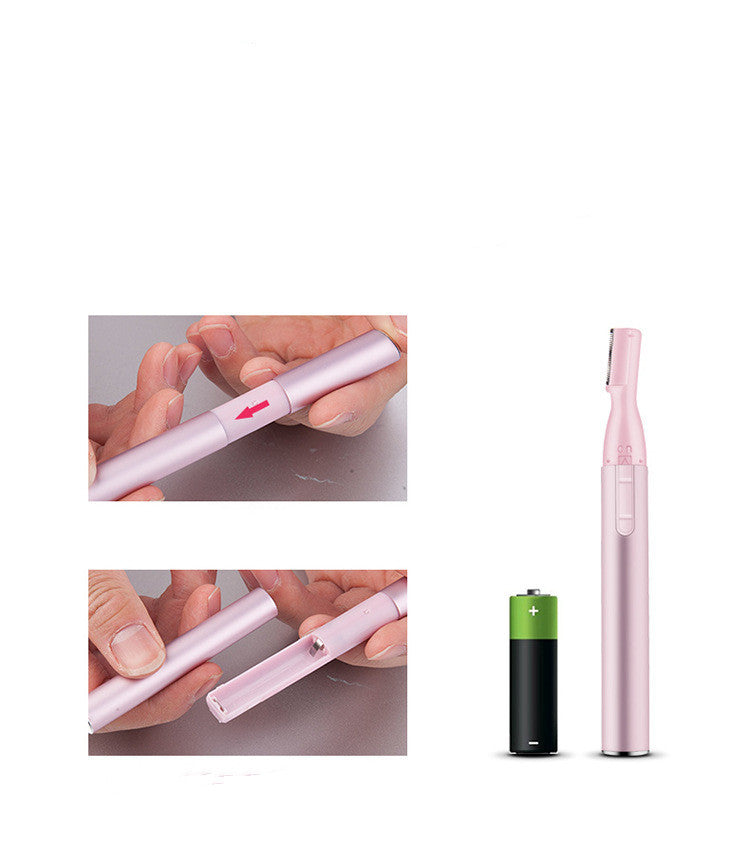 JMT-859402 Electric Eyebrow Trimmer for Precise Shaping - Pink and Black Options Available