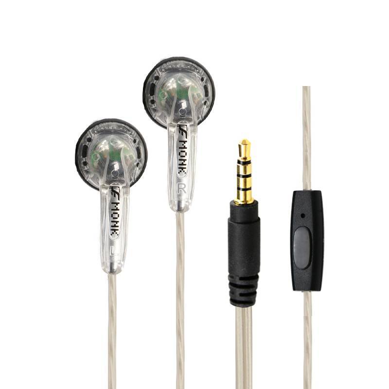 JMT-860106 Flat Head Wired Earphones with 3.5mm Plug - HiFi Sound, 1.2m Cable, Compatible with Android, iOS, and Windows Devices