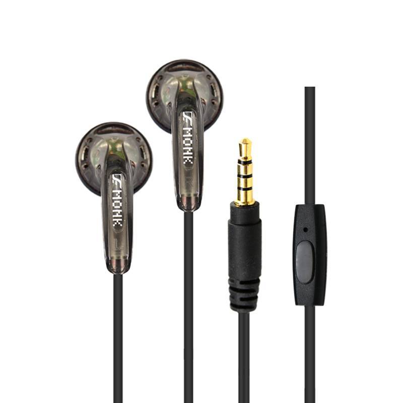 JMT-860106 Flat Head Wired Earphones with 3.5mm Plug - HiFi Sound, 1.2m Cable, Compatible with Android, iOS, and Windows Devices