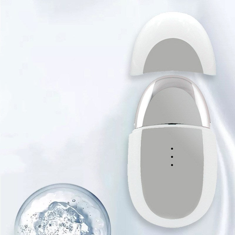 JMT-860362 Eye Relaxation Hot Compress Instrument - Model SK0502, USB Charging, Anion Technology, Pearl White