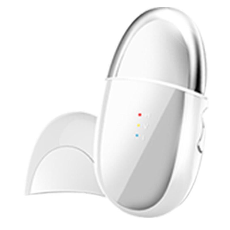 JMT-860362 Eye Relaxation Hot Compress Instrument - Model SK0502, USB Charging, Anion Technology, Pearl White