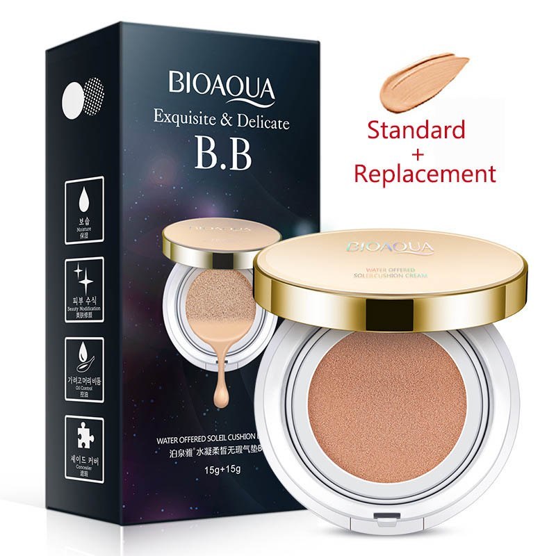 JMT-860554 Moisturizing BB Cream with 3 Color Concealers for Flawless Makeup and Skin Brightening