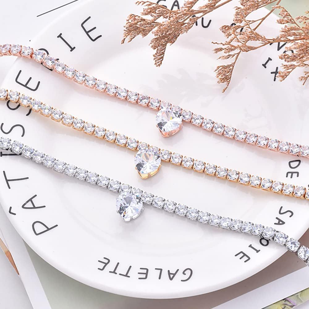 JMT-860618 Bling Rhinestone Heart-Shaped Pet Necklace for Dogs and Cats – Stylish Collar Accessory