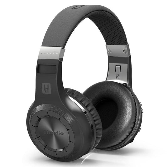 JMT-860618 Wireless Stereo Headphones with Subwoofer and Bluetooth Connectivity - 57mm Drivers, 3.5mm Jack, PU Earplug Material, Available in White or Black