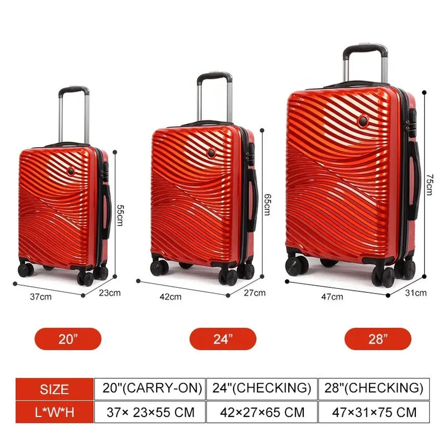 JMT-860682 Custom Travel Trolley Case Set for Women - Stylish and Versatile Luggage Solution