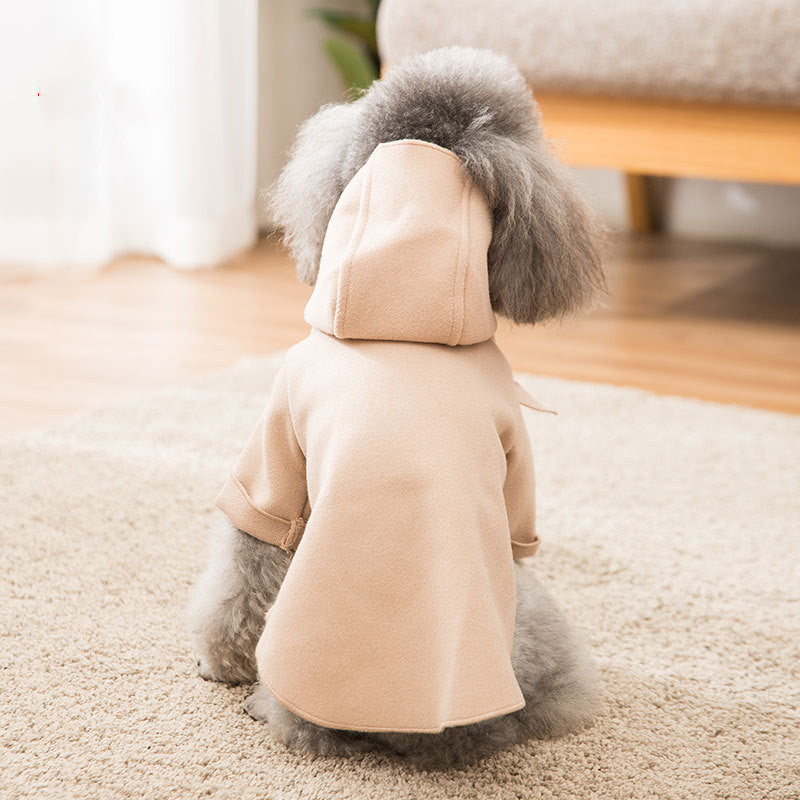 JMT-860746 Warm Wool Pet Jacket for Bichon Puppies – Stylish Cotton Clothing for All Genders