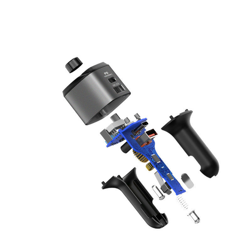 JMT-860938 Compact Bluetooth Car Player with BASS Boost, Fast Charging, Voice Assistant & 64GB USB Support