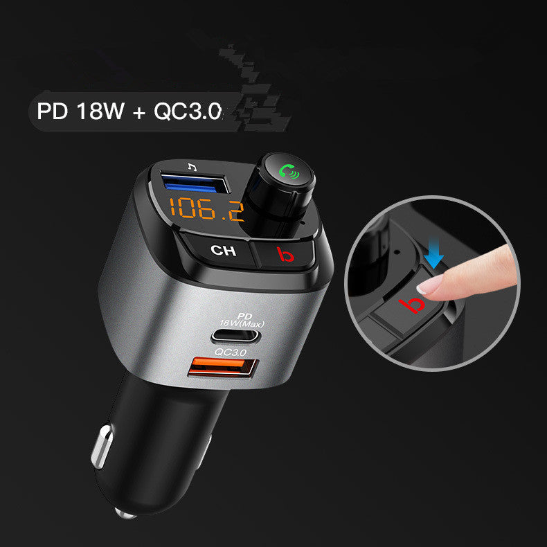 JMT-860938 Compact Bluetooth Car Player with BASS Boost, Fast Charging, Voice Assistant & 64GB USB Support