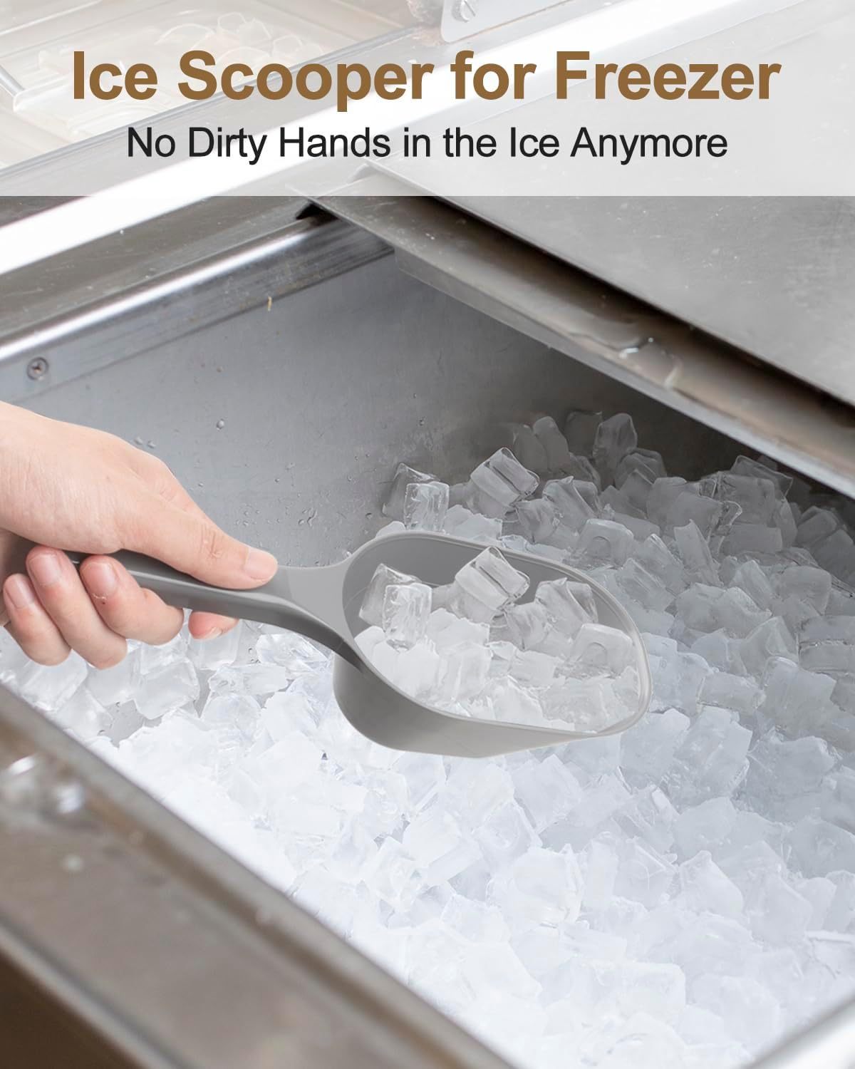 JMT-860938 Pet Food Scoop with Measurement Lines - 1 Cup Capacity, BPA-Free, Dishwasher Safe, Made with 25% Recycled Plastic