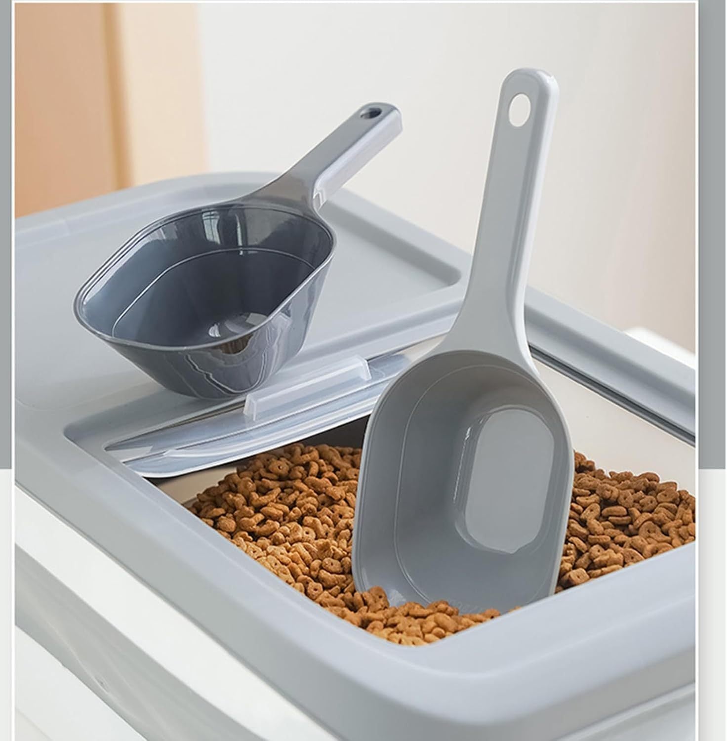 JMT-860938 Pet Food Scoop with Measurement Lines - 1 Cup Capacity, BPA-Free, Dishwasher Safe, Made with 25% Recycled Plastic