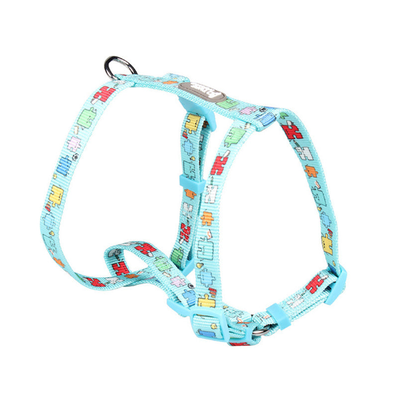 JMT-861450 I-shaped Chest Harness for Dogs - Durable Nylon Strap for All Breeds