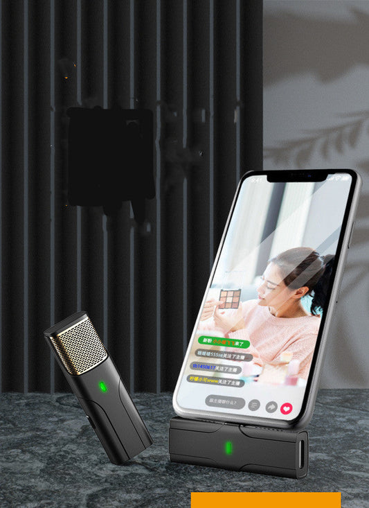 JMT-861450 Wireless Lavalier Microphone with 9ms Low Latency and Intelligent Noise Reduction for Outdoor Recording