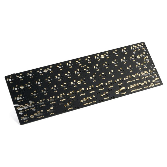 JMT-861898 USB Ergonomic Keyboard PCD Board with Multimedia Function Keys - JK60 Black Upper & Lower Lamp Position