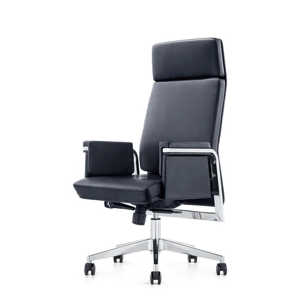 JMT-862026 Executive Office Armchair with PU/Leather Upholstery and Adjustable Height, Model JA-28