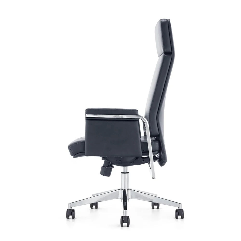 JMT-862026 Executive Office Armchair with PU/Leather Upholstery and Adjustable Height, Model JA-28