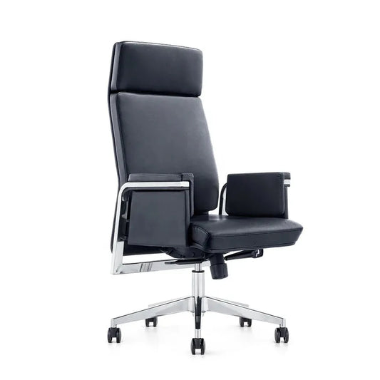 JMT-862026 Executive Office Armchair with PU/Leather Upholstery and Adjustable Height, Model JA-28