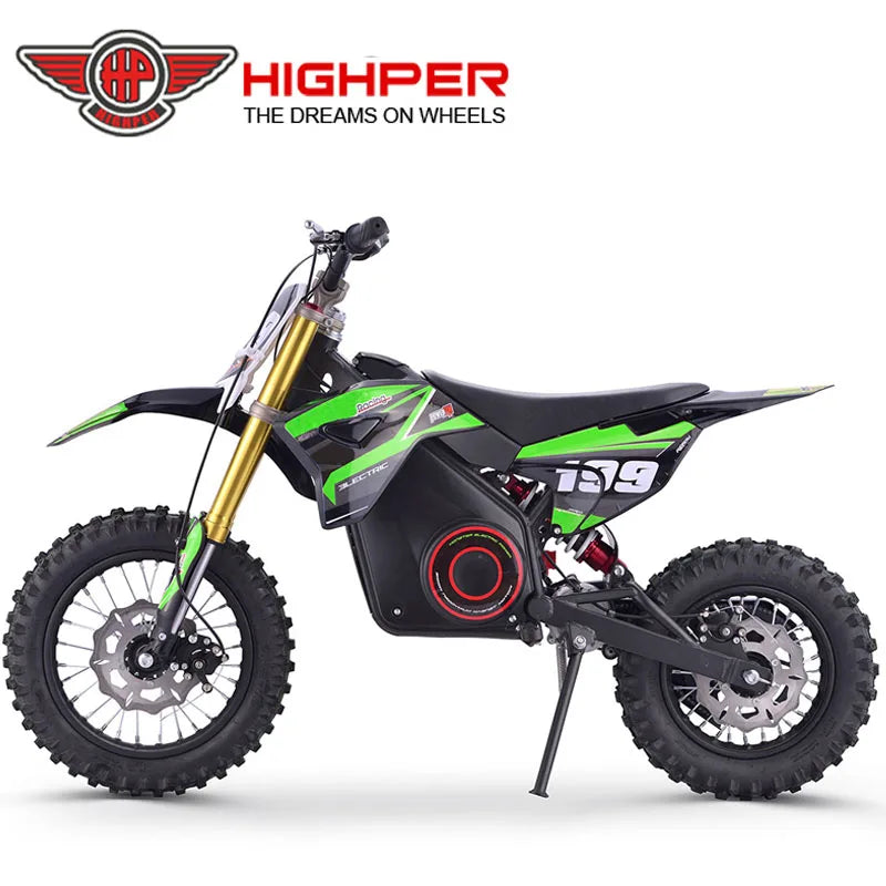 JMT-862026 Highper 1300W 48V Electric Dirt Bike for Kids - Off-Road Fun and Adventure , Top Speed 27.9 mph