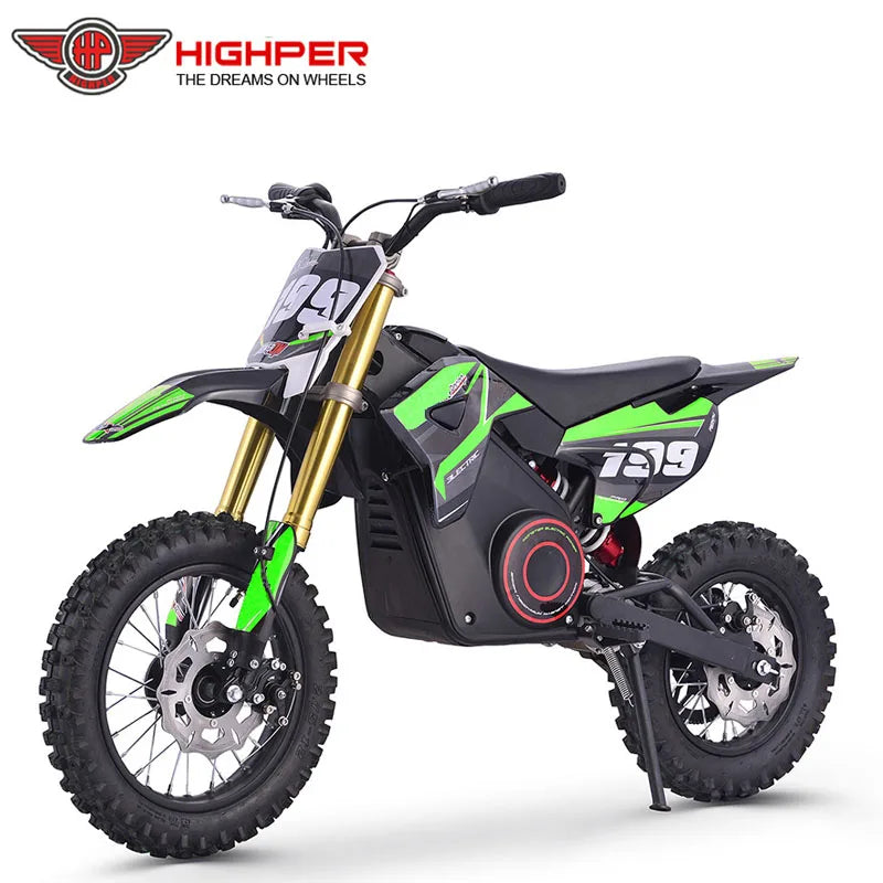 JMT-862026 Highper 1300W 48V Electric Dirt Bike for Kids - Off-Road Fun and Adventure , Top Speed 27.9 mph