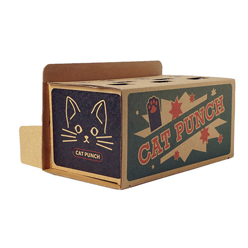 JMT-862282 Cat Toy Hamster Machine - Corrugated Paper Play Setup for Fun and Engagement