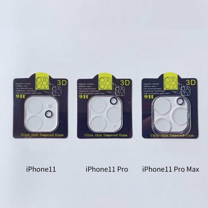 JMT-862602 3D Tempered Glass Lens Protection Film for iPhone Models - HD, Explosion-Proof, Anti-Fingerprint