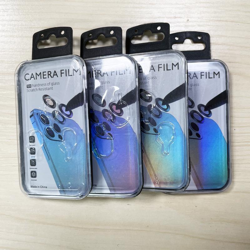 JMT-862602 3D Tempered Glass Lens Protection Film for iPhone Models - HD, Explosion-Proof, Anti-Fingerprint