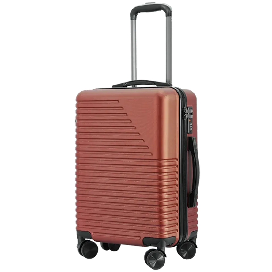 JMT-862986 Durable Men's Rolling Trolley Suitcase Travel Bag Set with Hand Luggage