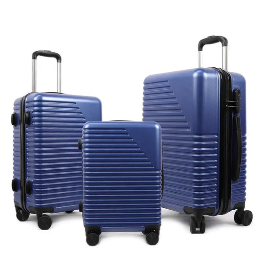 JMT-862986 Durable Men's Rolling Trolley Suitcase Travel Bag Set with Hand Luggage