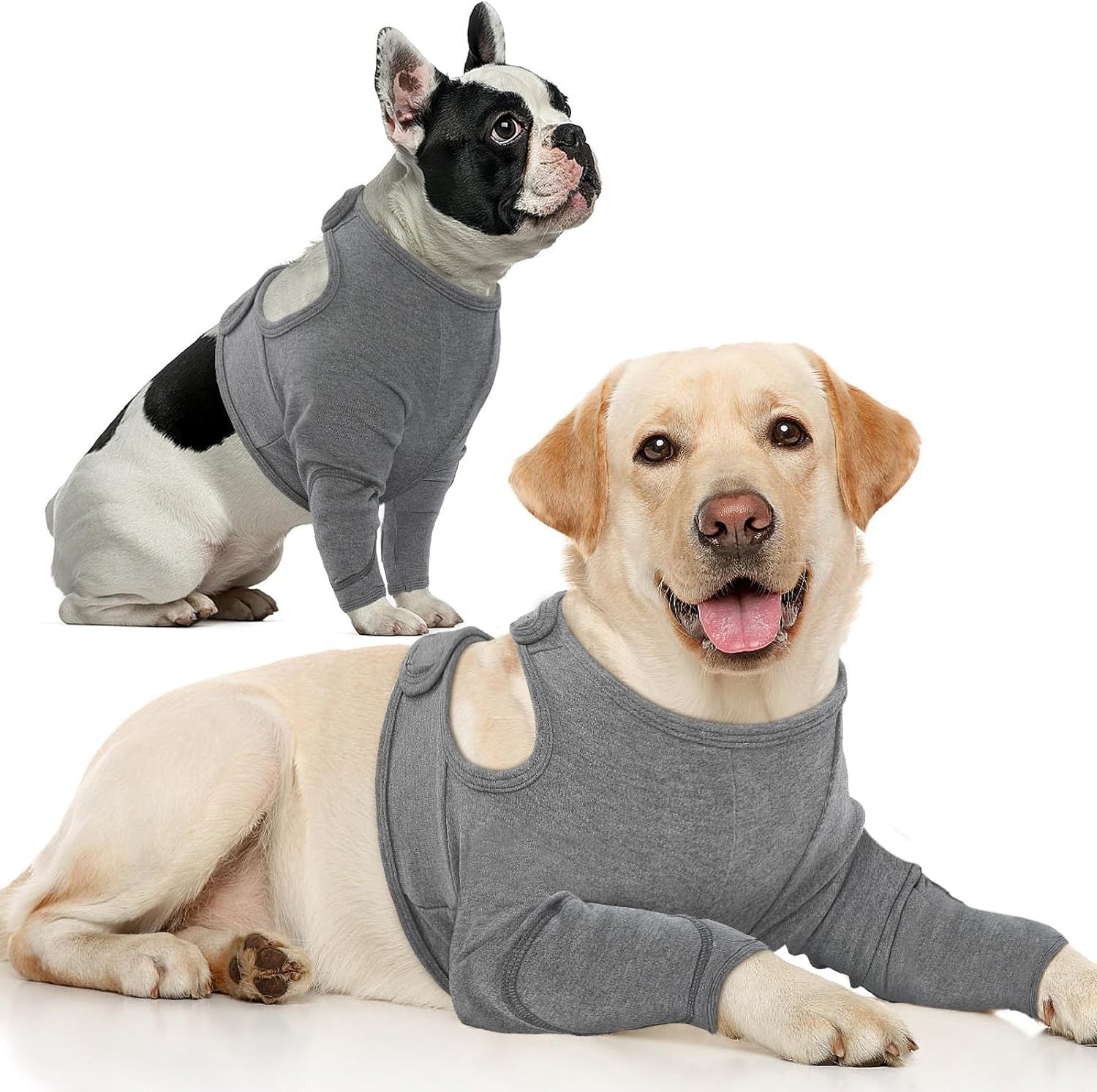 JMT-863050 Comfortable Pet Front Leg Sleeve Wrap for Healing Support - Anti-Licking Elbow Brace for Dogs