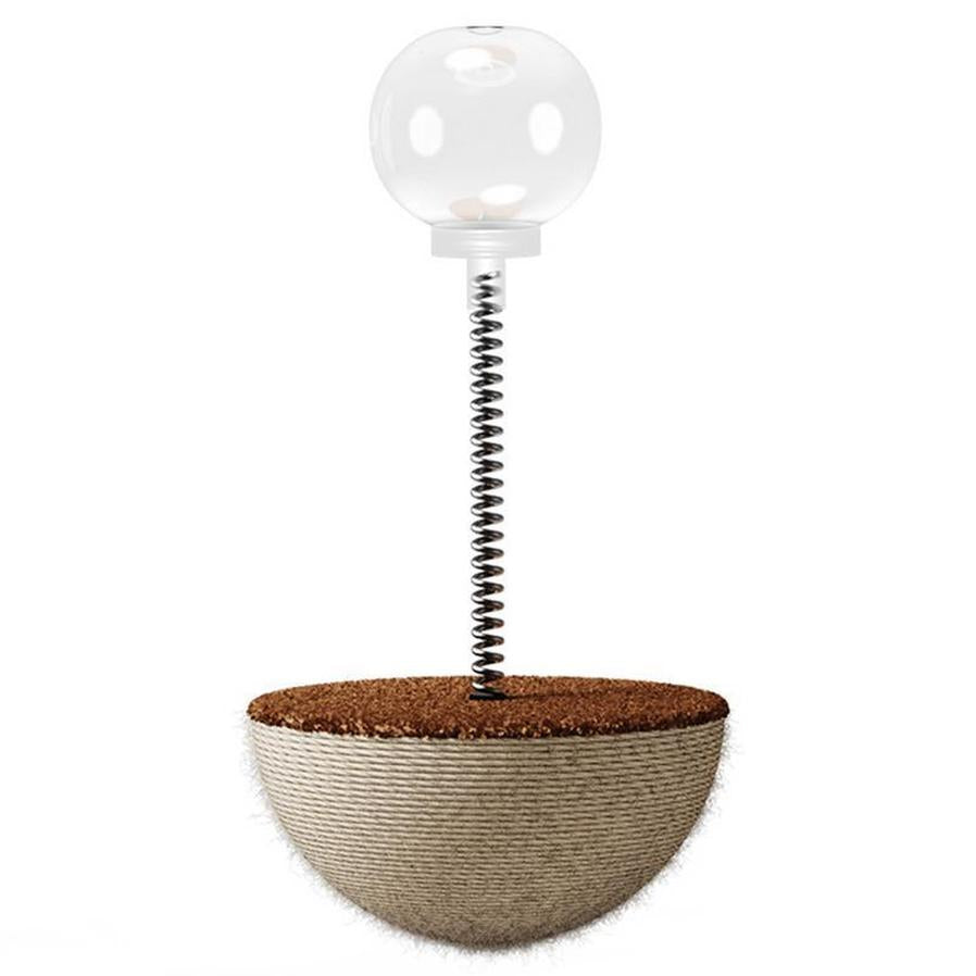 JMT-863242 Interactive Cat Feeder Toy - Auto-Balancing Puzzle Ball for Slow Feeding and Boredom Relief