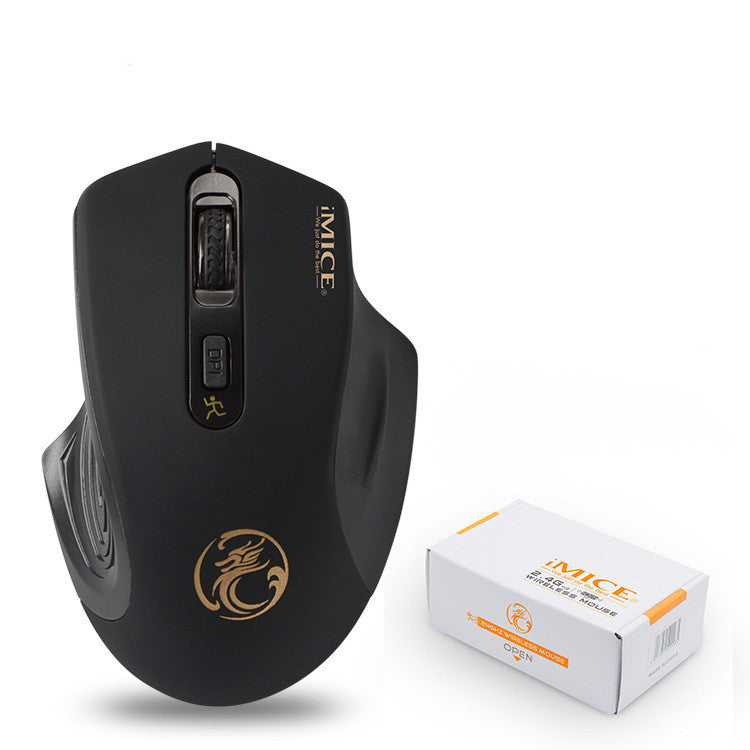 JMT-863370 Silent Wireless Optical Mouse with 4 Buttons and Adjustable DPI for Office and Gaming