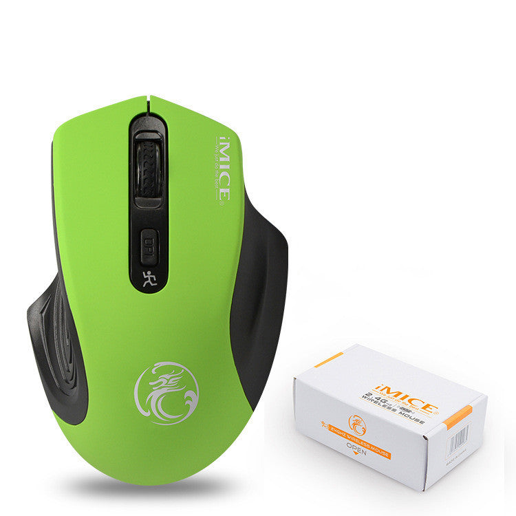 JMT-863370 Silent Wireless Optical Mouse with 4 Buttons and Adjustable DPI for Office and Gaming