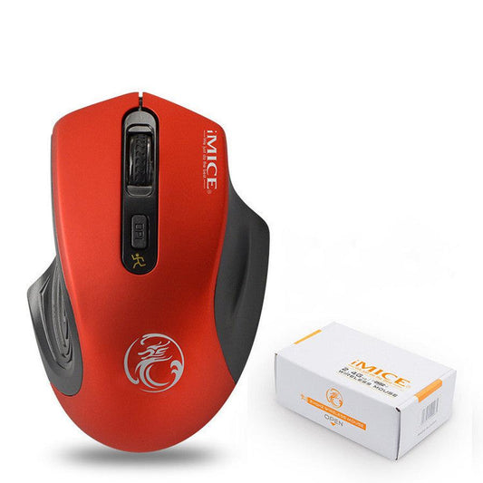 JMT-863370 Silent Wireless Optical Mouse with 4 Buttons and Adjustable DPI for Office and Gaming