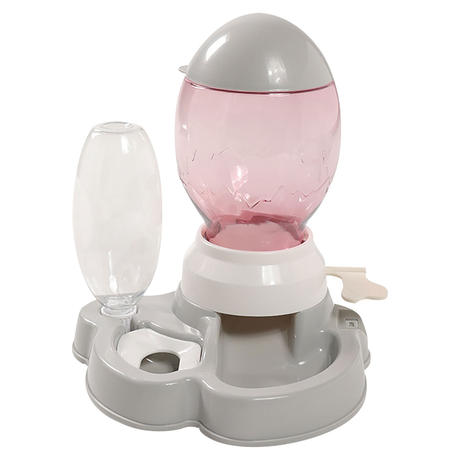 JMT-863434 Automatic Pet Feeder and Water Dispenser for Cats and Dogs - No Wet Mouth, Anti-Tip Design