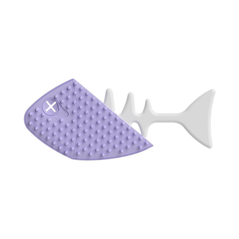 JMT-863498 Fishbone-Shaped Detangling Brush for Cats and Dogs - Perfect Grooming Tool for Pets