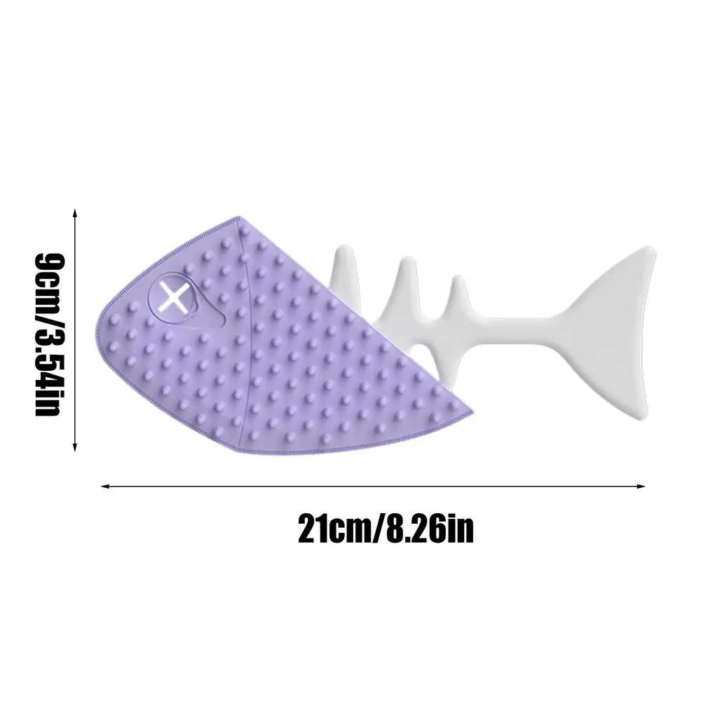 JMT-863498 Fishbone-Shaped Detangling Brush for Cats and Dogs - Perfect Grooming Tool for Pets