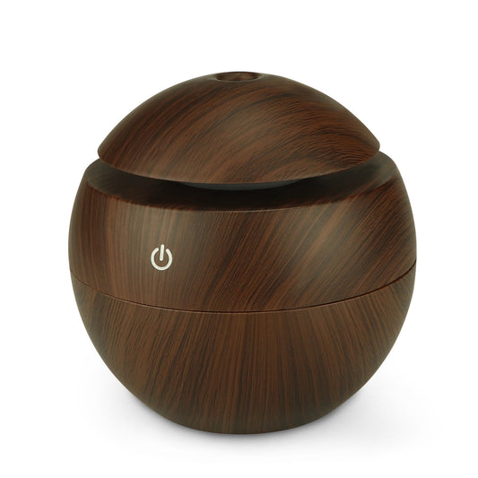 JMT-863754 Mini Wood Grain Essential Oil Diffuser and Humidifier for Home and Hotel Use