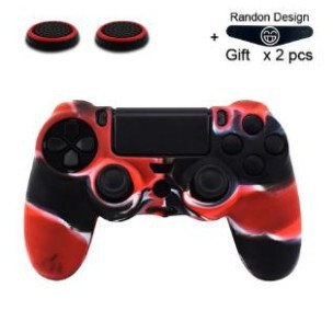 JMT-863882 PS4 Series Silicone Handle Protective Cover in Pure Color Camouflage