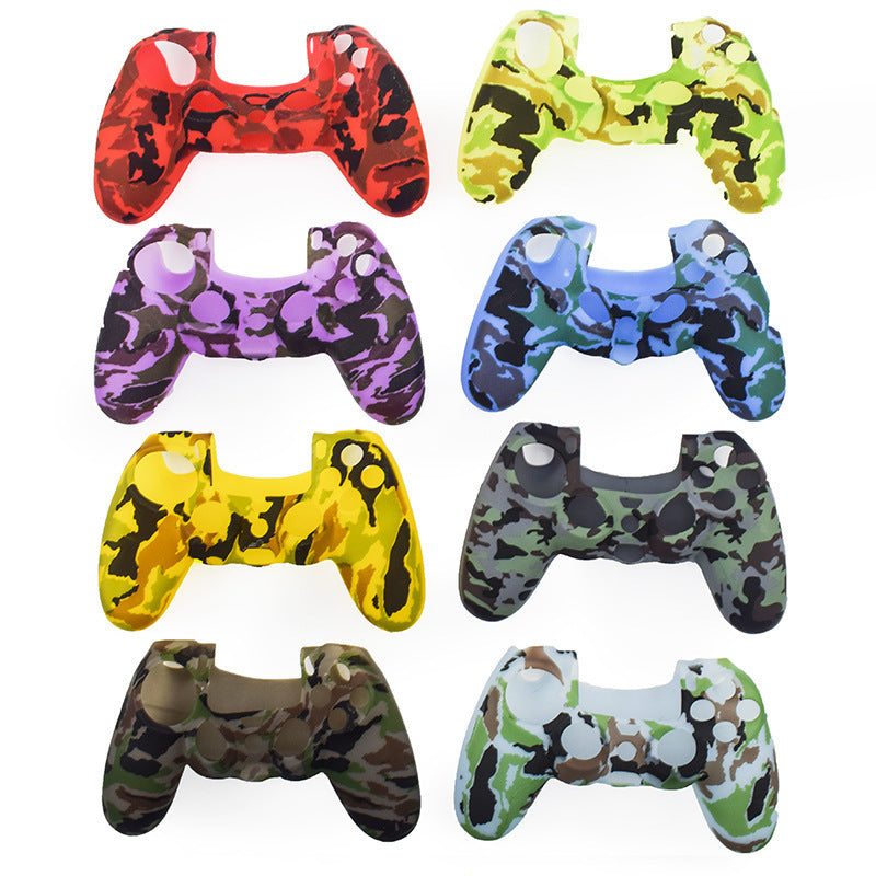 JMT-863882 PS4 Series Silicone Handle Protective Cover in Pure Color Camouflage