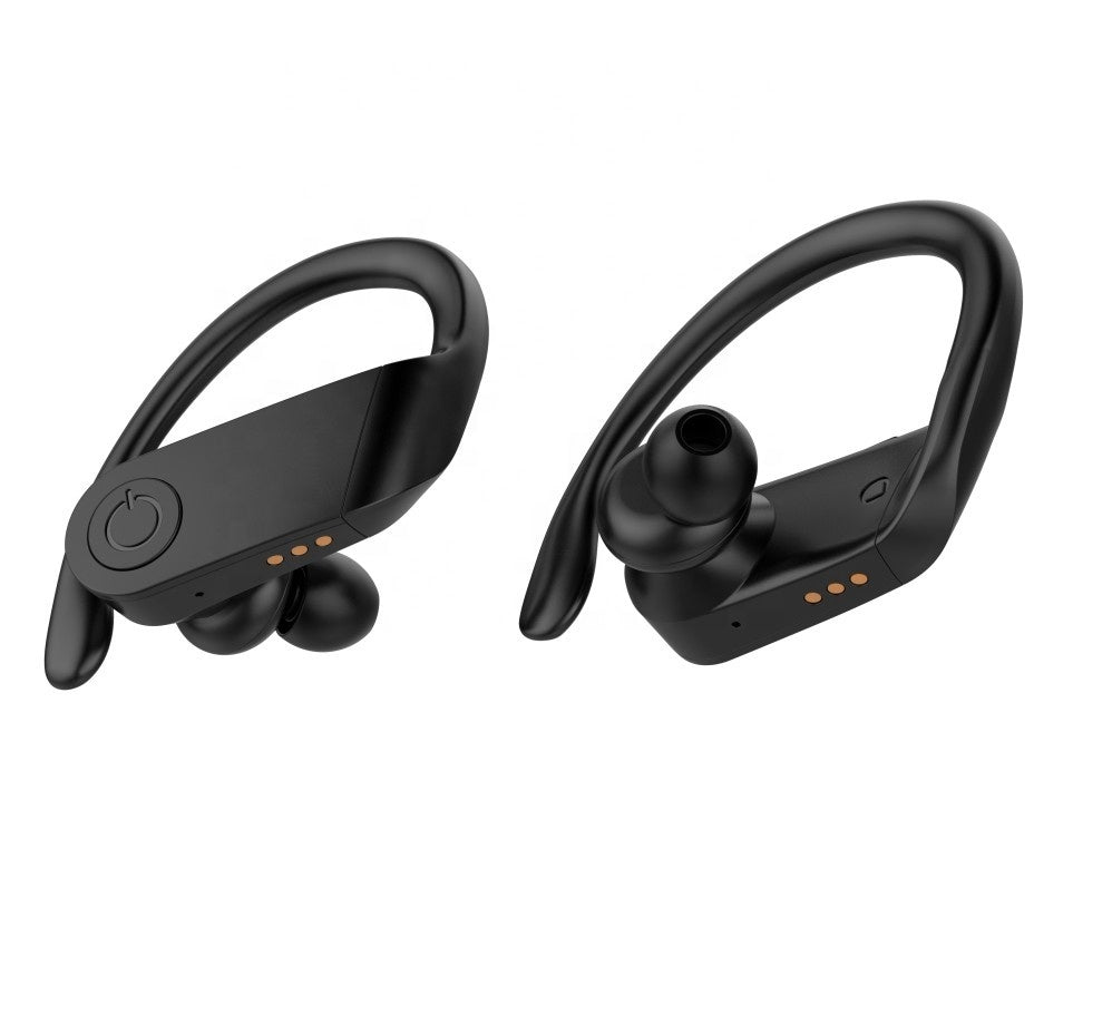 JMT-864074 B11 TWS Bluetooth Headset with Dual MIC Noise Reduction and Wireless Charging - Black