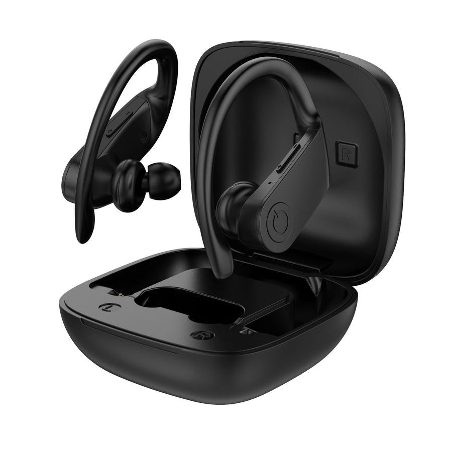 JMT-864074 B11 TWS Bluetooth Headset with Dual MIC Noise Reduction and Wireless Charging - Black