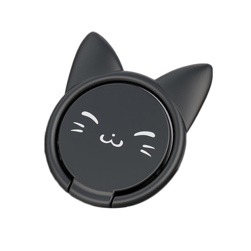 JMT-864266 Magnetic Lucky Cat Phone Seat Ring Buckle for Universal Mobile Devices