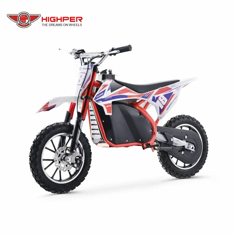 JMT-864330 Kids Electric Dirt Bike - HP114E Children's Dirt Bike for Outdoor Fun , Top Speed 27.9 mph